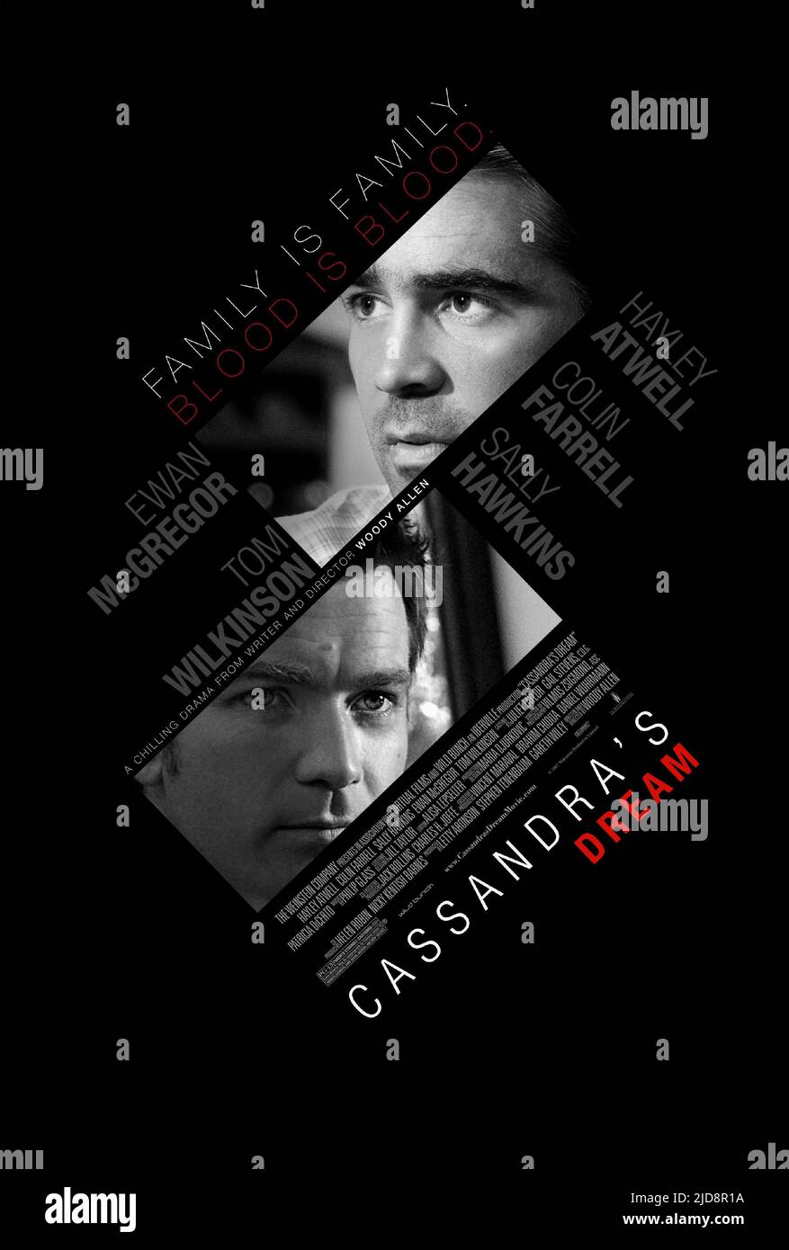 MCGREGOR,AFFICHE, LE RÊVE DE CASSANDRA, 2007, Banque D'Images