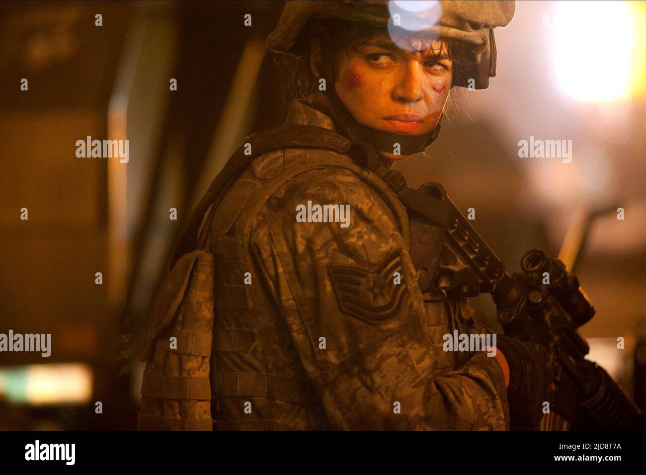 MICHELLE RODRIGUEZ, BATAILLE DE LOS ANGELES, 2011, Banque D'Images