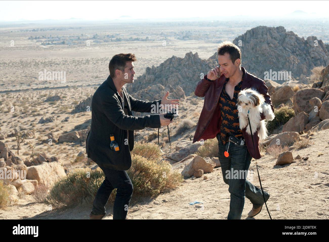 FARRELL,ROCKWELL, SEPT PSYCHOPATHES, 2012, Banque D'Images