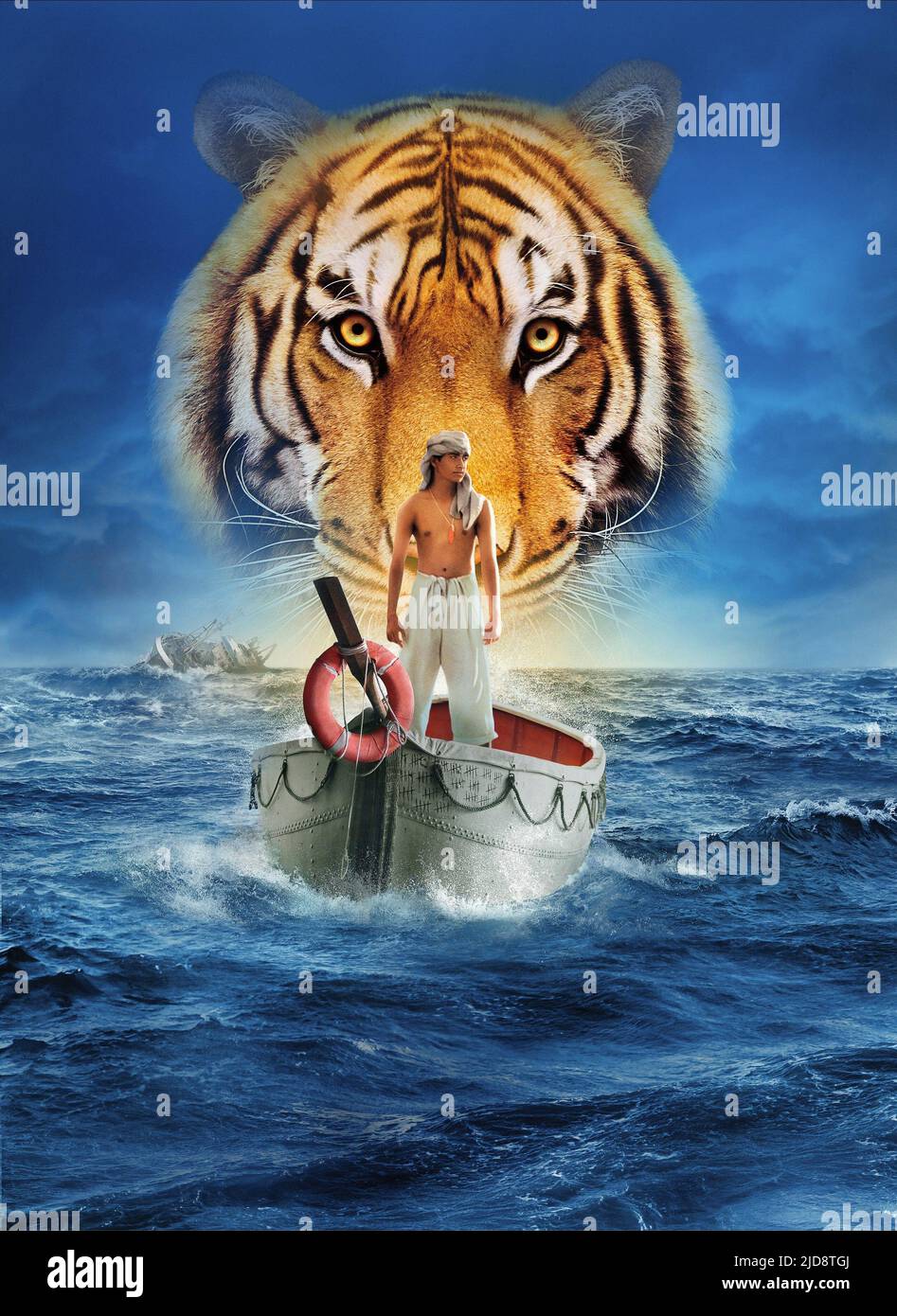 SURAJ SHARMA, VIE DE PI, 2012, Banque D'Images