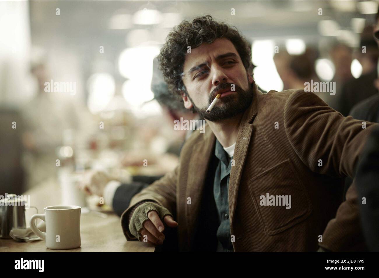 OSCAR ISAAC, À L'INTÉRIEUR DE LLEWYN DAVIS, 2013, Banque D'Images