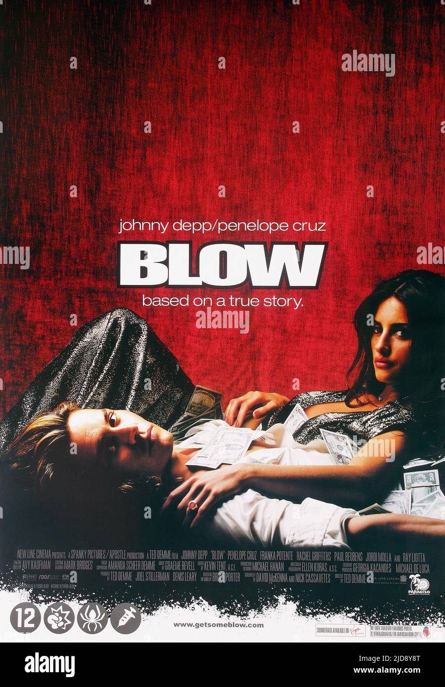 Film Johnny Depp Et Penelope Cruz Depp blow film still Banque de photographies et d'images à haute résolution  - Alamy