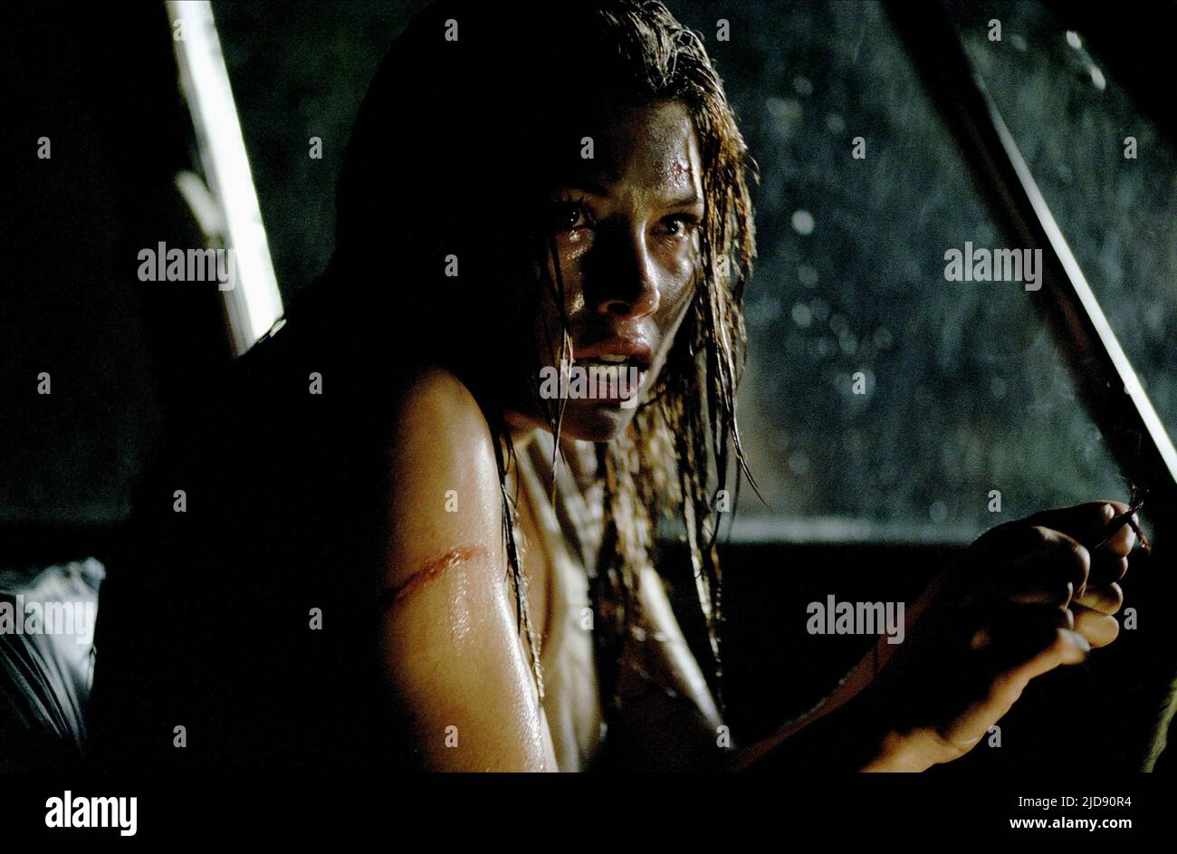 JESSICA BIEL, LE MASSACRE DE LA TRONÇONNEUSE AU TEXAS, 2003, Banque D'Images
