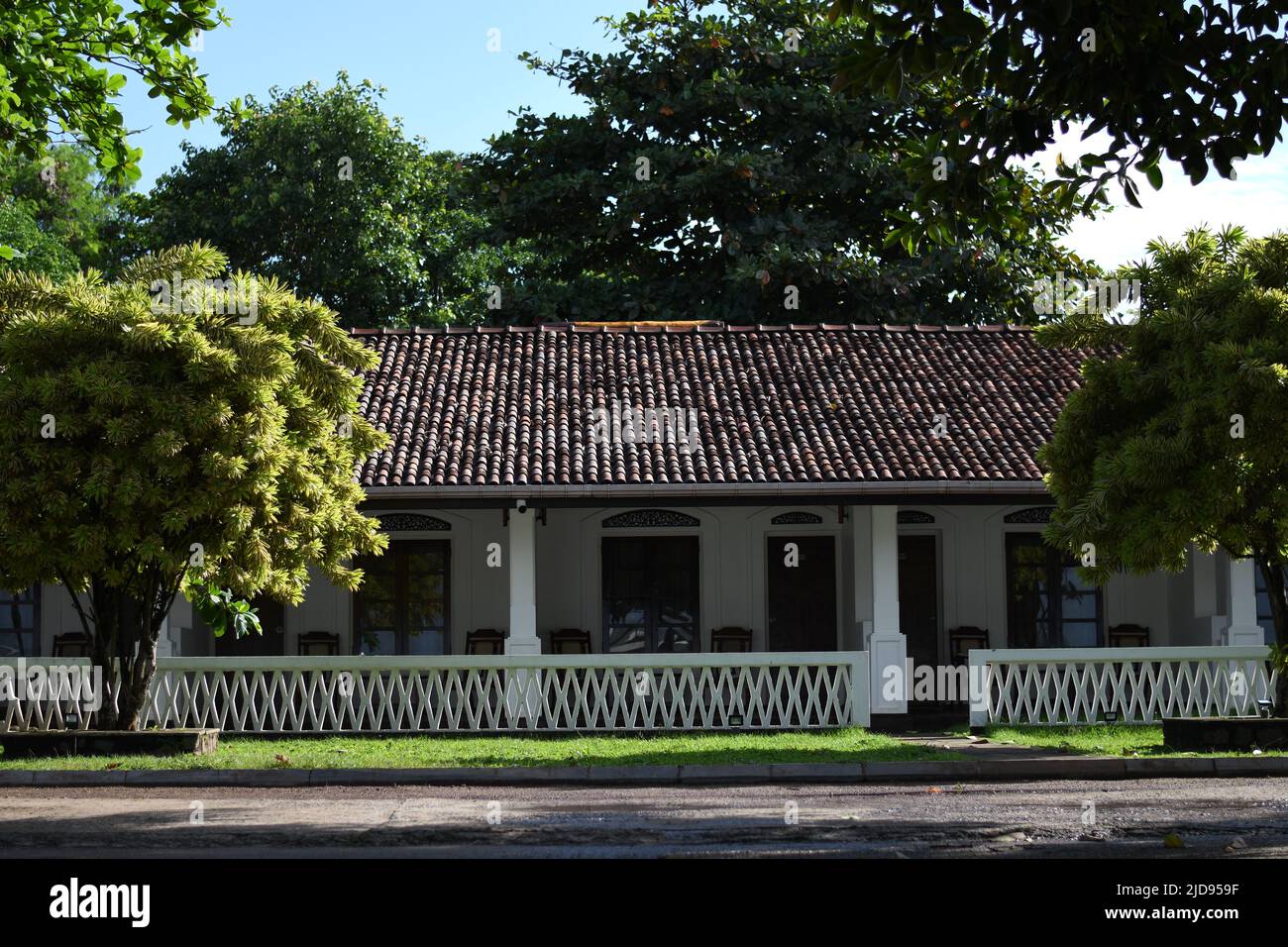 Photo d'un ancien bâtiment hollandais Banque D'Images