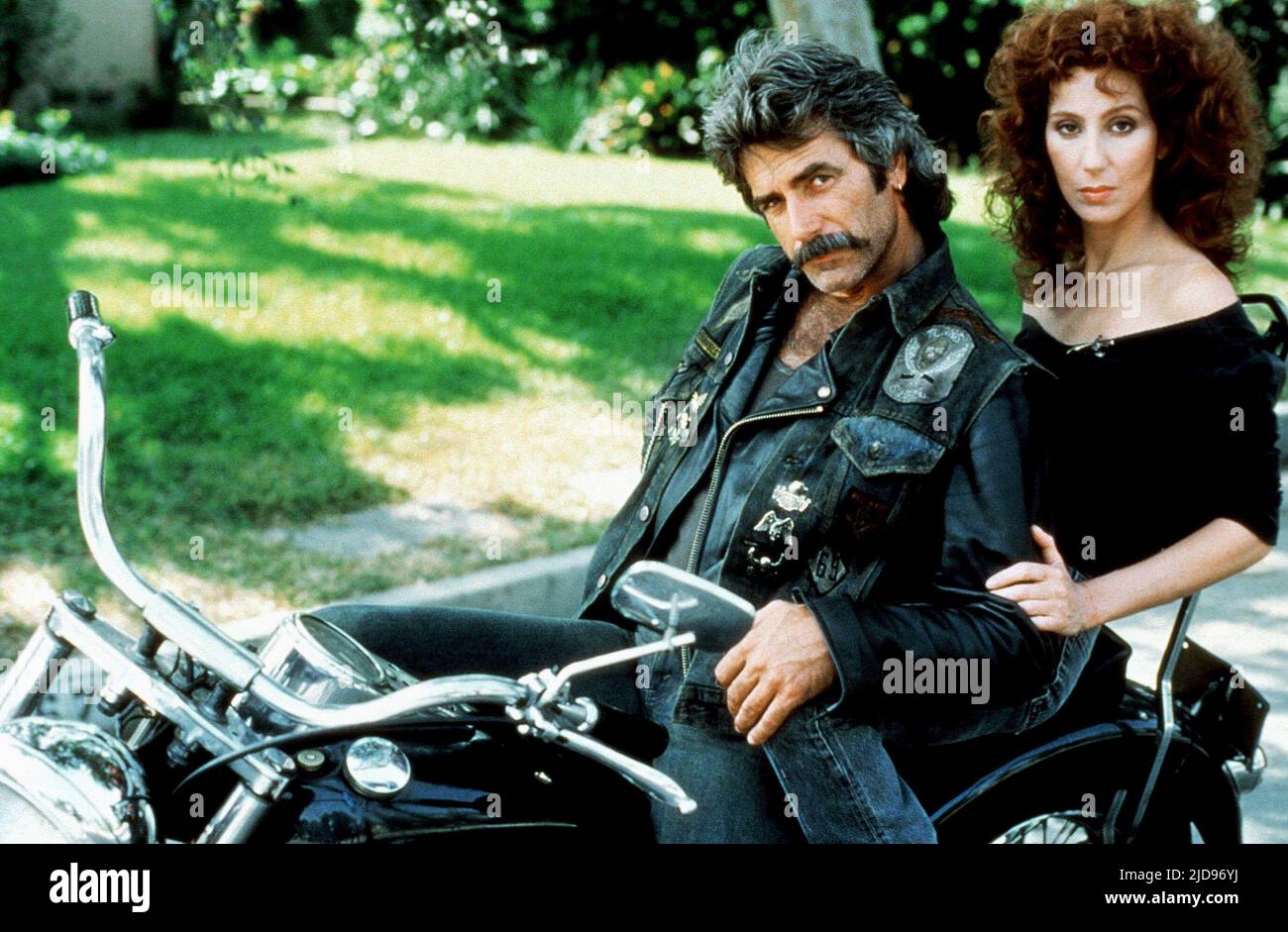 ELLIOTT, CHER, MASQUE, 1985, Banque D'Images