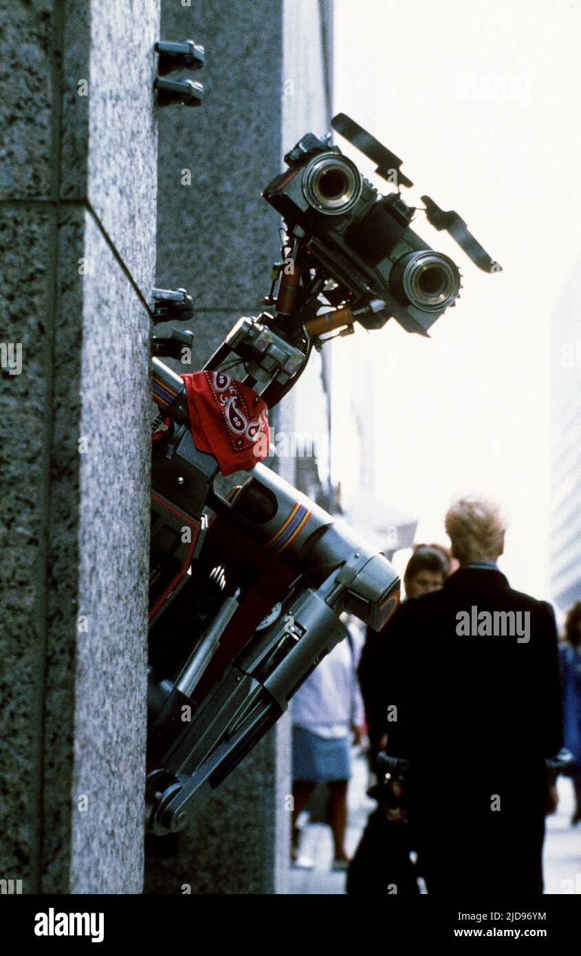 JOHNNY FIVE, COURT-CIRCUIT 2, 1988, Banque D'Images