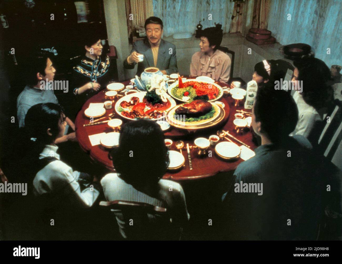 SIHUNG POUMON, MANGER BOISSON HOMME FEMME, 1994, Banque D'Images