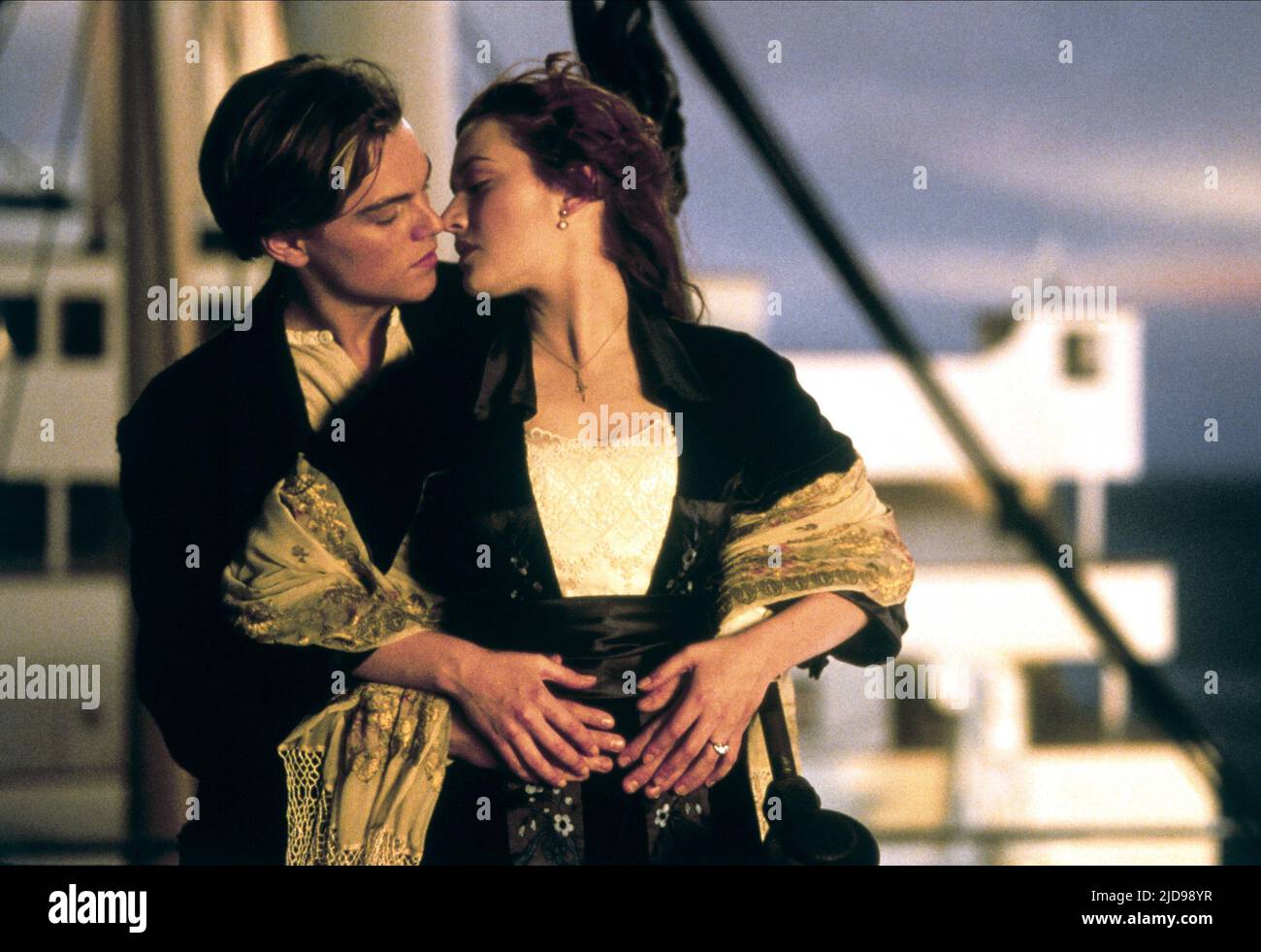 DICAPRIO,WINSLET, TITANIC, 1997, Banque D'Images