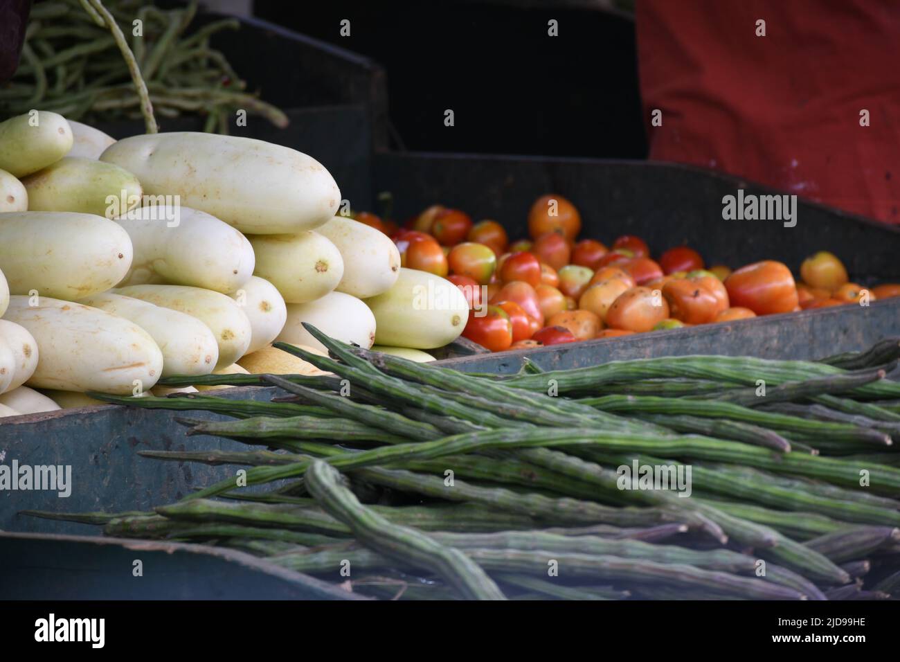 Légumes sur une cabine à vendre Banque D'Images