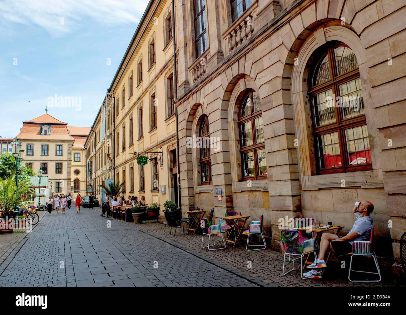 Fulda, Allemagne. 17th juin 2022. StreetView of Fulda magnifique exposition dans le Stadschloß dans la ville allemande Fulda, Design & Dynastie '250 Jahr Hofleben Oranien-Nassau' Foto: RPE Albert Nieboer https://fulda2022.de crédit: dpa/Alay Live News Banque D'Images