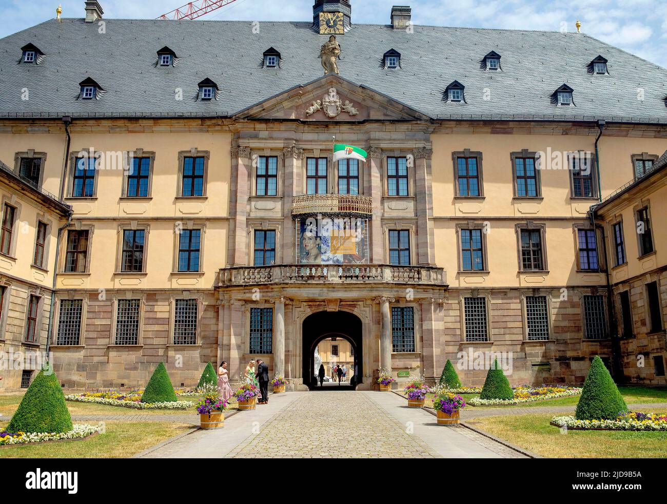 Fulda, Allemagne. 17th juin 2022. Stadschloss of Fulda belle exposition dans le Stadschloß dans la ville allemande Fulda, Design & Dynastie '250 Jahr Hofleben Oranien-Nassau' Foto: RPE Albert Nieboer https://fulda2022.de Credit: dpa/Alay Live News Banque D'Images