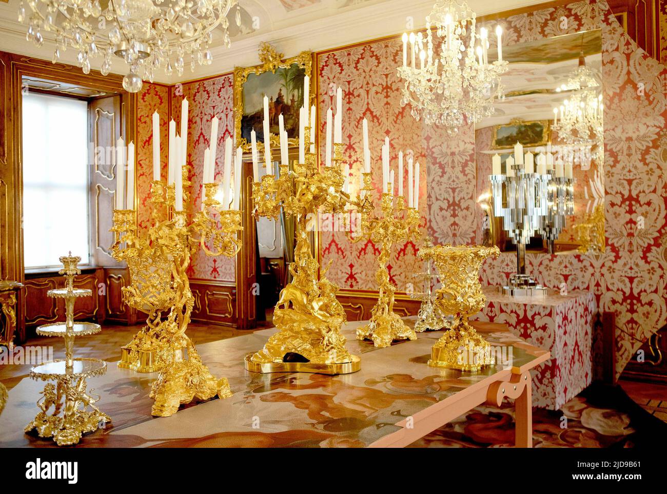 Fulda, Allemagne. 17th juin 2022. Exposition Stadschloss Fulda belle exposition dans le Stadschloß dans la ville allemande Fulda, Design & Dynastie '250 Jahr Hofleben Oranien-Nassau' Foto: RPE Albert Nieboer https://fulda2022.de Credit: dpa/Alay Live News Banque D'Images