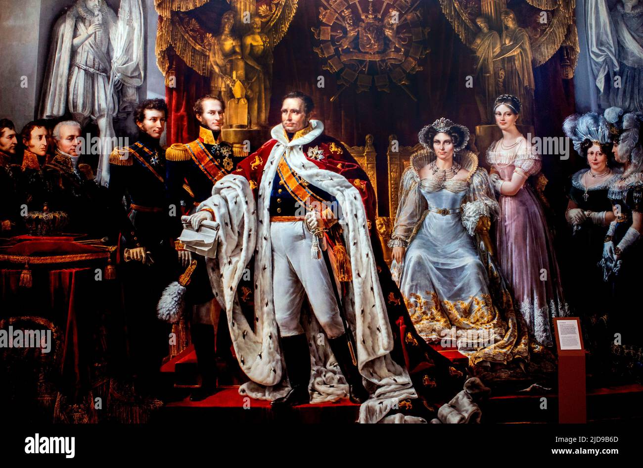 Fulda, Allemagne. 17th juin 2022. King Willem I des pays-Bas magnifique exposition dans le Stadschloß dans la ville allemande Fulda, Design & Dynastie '250 Jahr Hofleben Oranien-Nassau' Foto: RPE Albert Nieboer https://fulda2022.de Credit: dpa/Alay Live News Banque D'Images