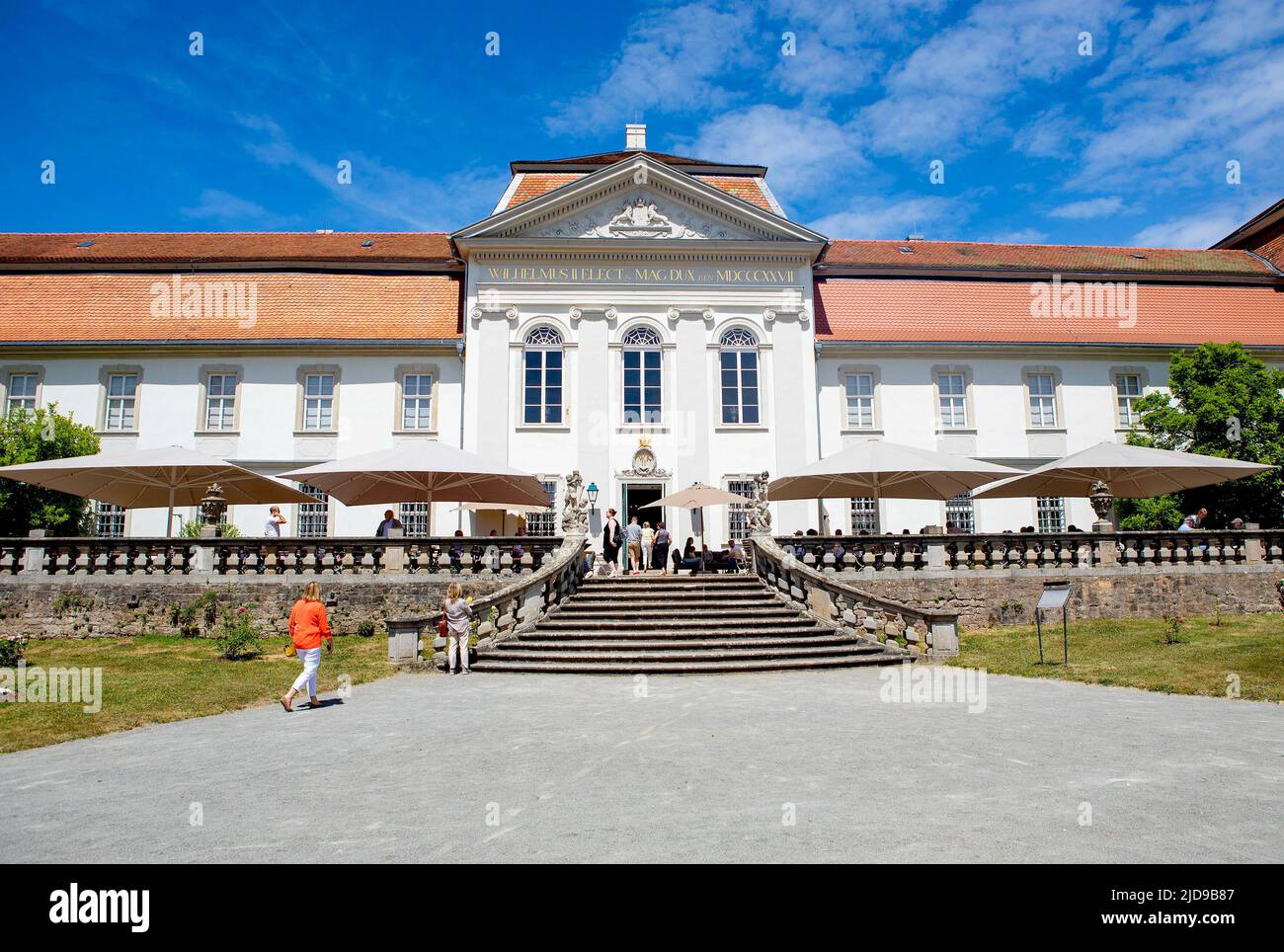 Fulda, Allemagne. 17th juin 2022. Schloss Fasanerie à Fulda belle exposition dans le Stadschloß dans la ville allemande Fulda, Design & Dynastie '250 Jahr Hofleben Oranien-Nassau' Foto: RPE Albert Nieboer https://fulda2022.de Credit: dpa/Alay Live News Banque D'Images