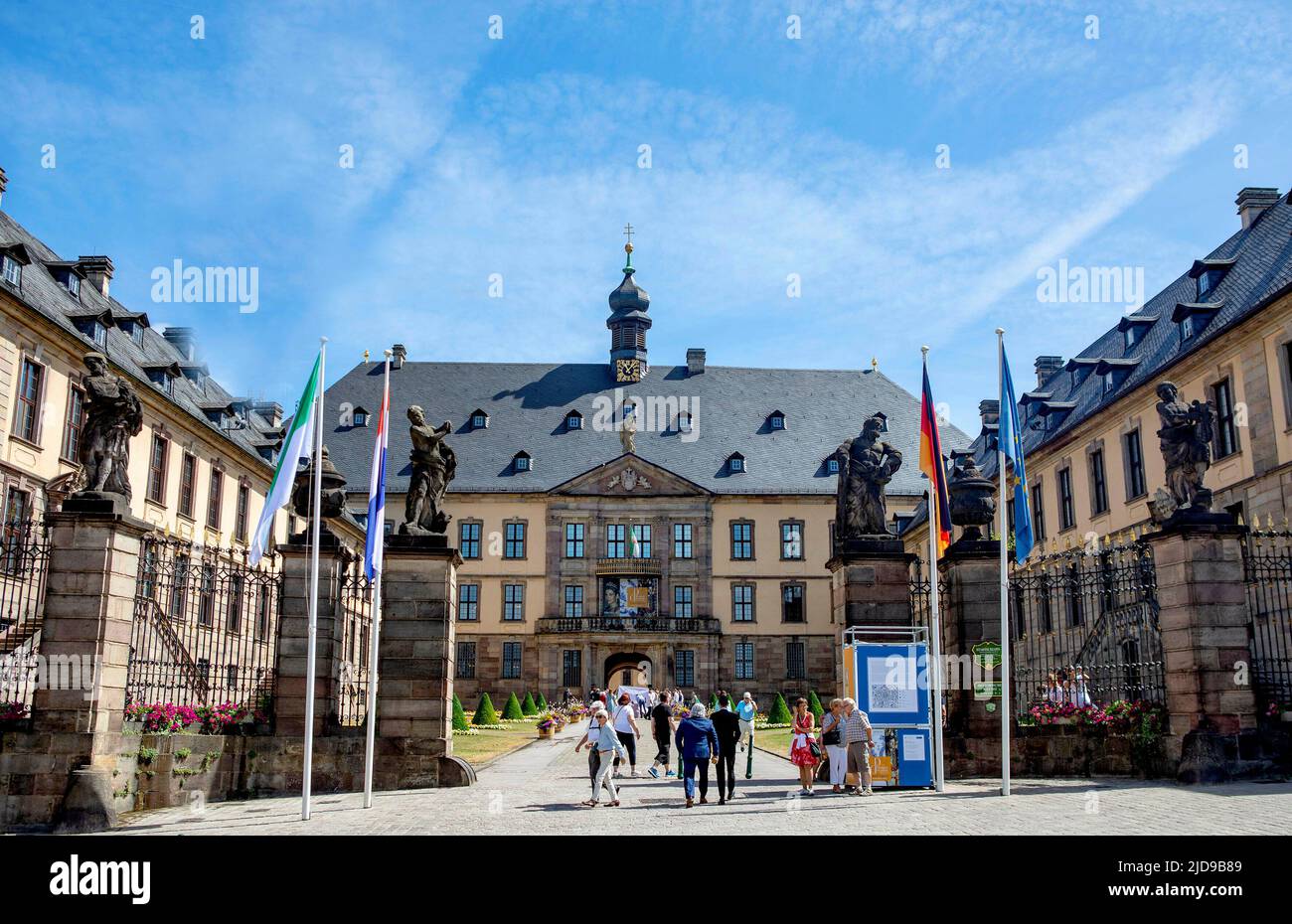 Fulda, Allemagne. 17th juin 2022. Stadschloss of Fulda belle exposition dans le Stadschloß dans la ville allemande Fulda, Design & Dynastie '250 Jahr Hofleben Oranien-Nassau' Foto: RPE Albert Nieboer https://fulda2022.de Credit: dpa/Alay Live News Banque D'Images