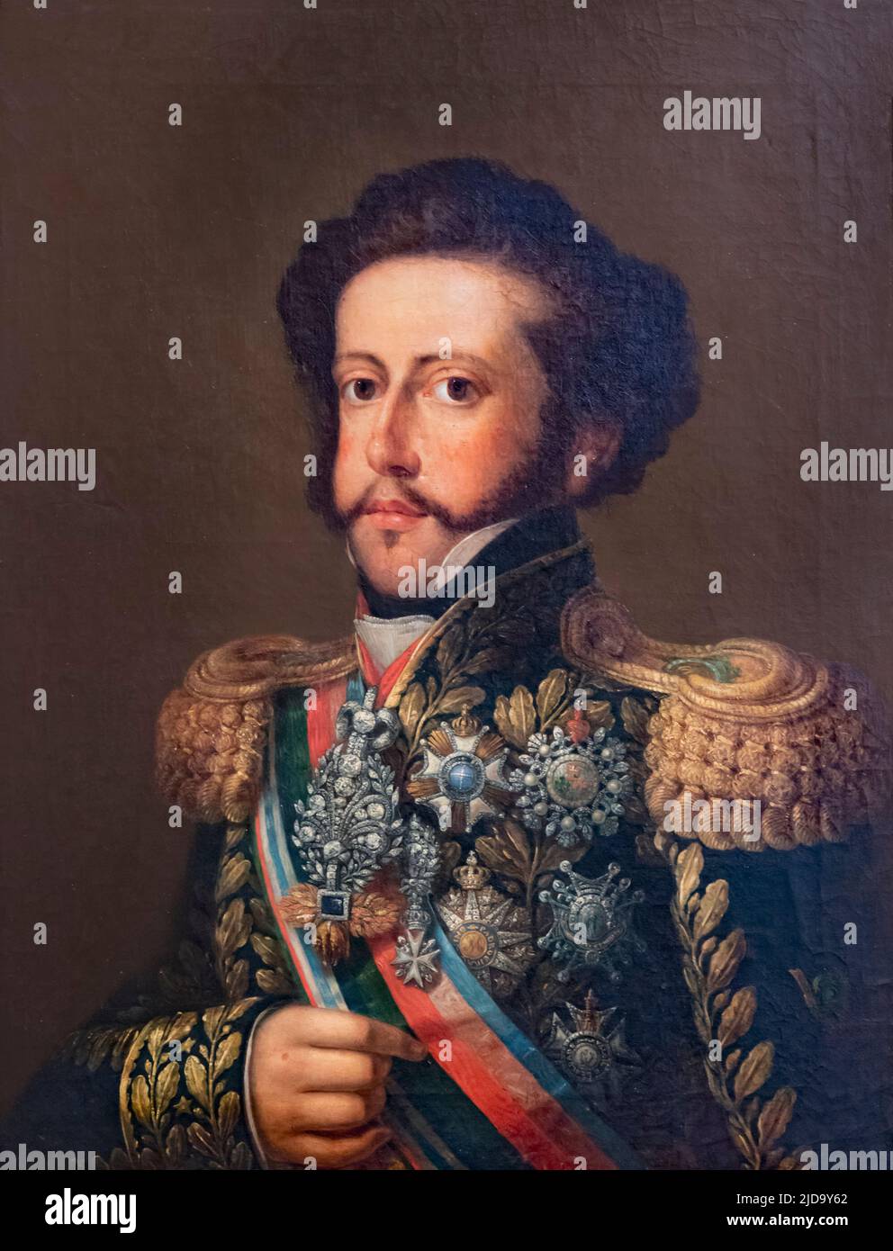 Pedro I du Brésil et IV du Portugal, 1798-1834. Empereur du Brésil 1822-1831 et roi du Portugal 1826. Il était connu au Portugal comme le Liberator et Banque D'Images