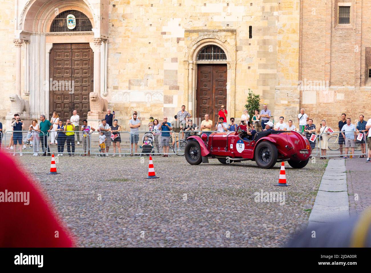 Parme, Italiy - 06, 18, 2022: Course automobile classique mille Miglie 2022, photo éditoriale Banque D'Images