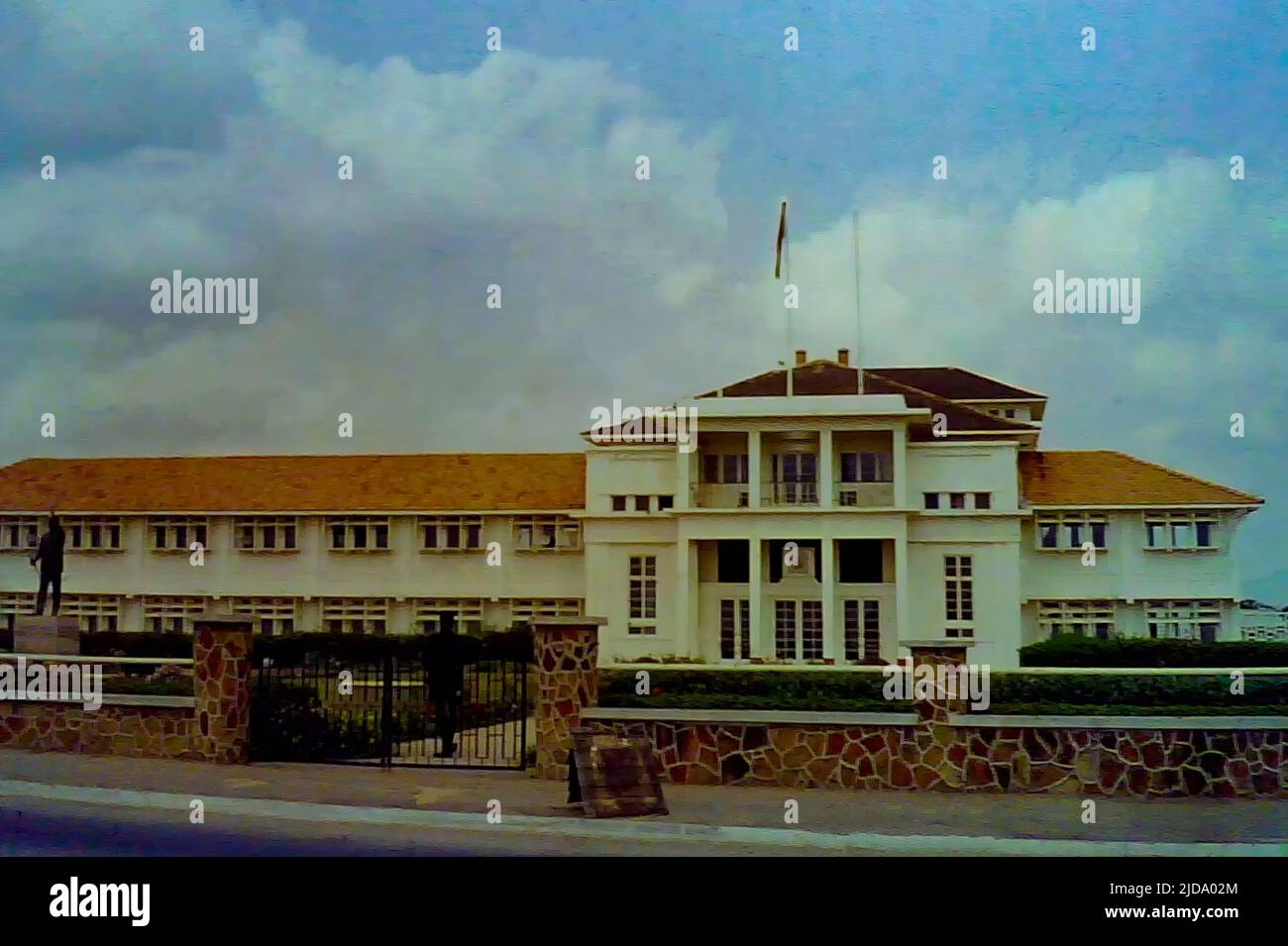 L'ancien bâtiment du Parlement à Accra, au Ghana, a été construit en 1959 Banque D'Images