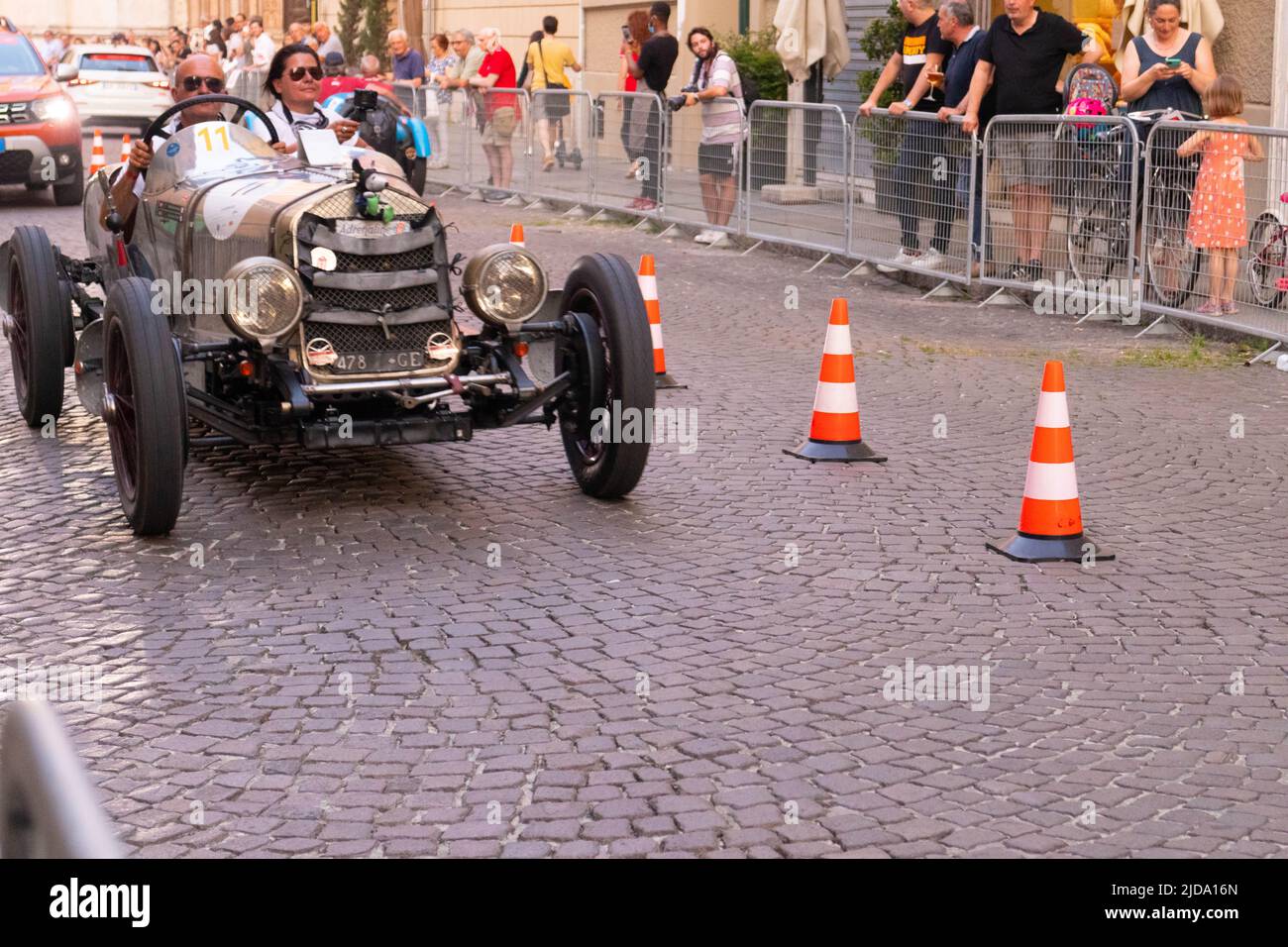 Parme, Italiy - 06, 18, 2022: Course automobile classique mille Miglie 2022, photo éditoriale Banque D'Images