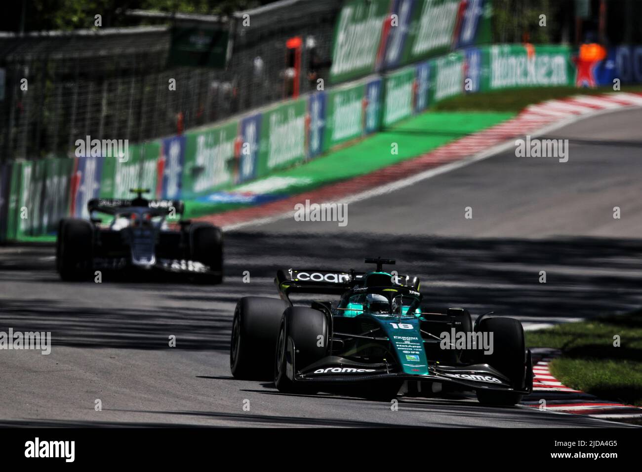 Lance Rill (CDN) Aston Martin F1 équipe AMR22. Grand Prix du Canada, dimanche 19th juin 2022. Montréal, Canada. Banque D'Images