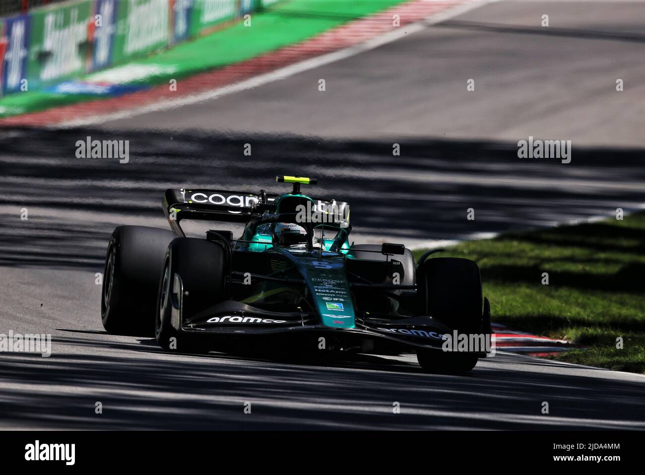 Sebastian Vettel (GER) Aston Martin F1 équipe AMR22. Grand Prix du Canada, dimanche 19th juin 2022. Montréal, Canada. Banque D'Images