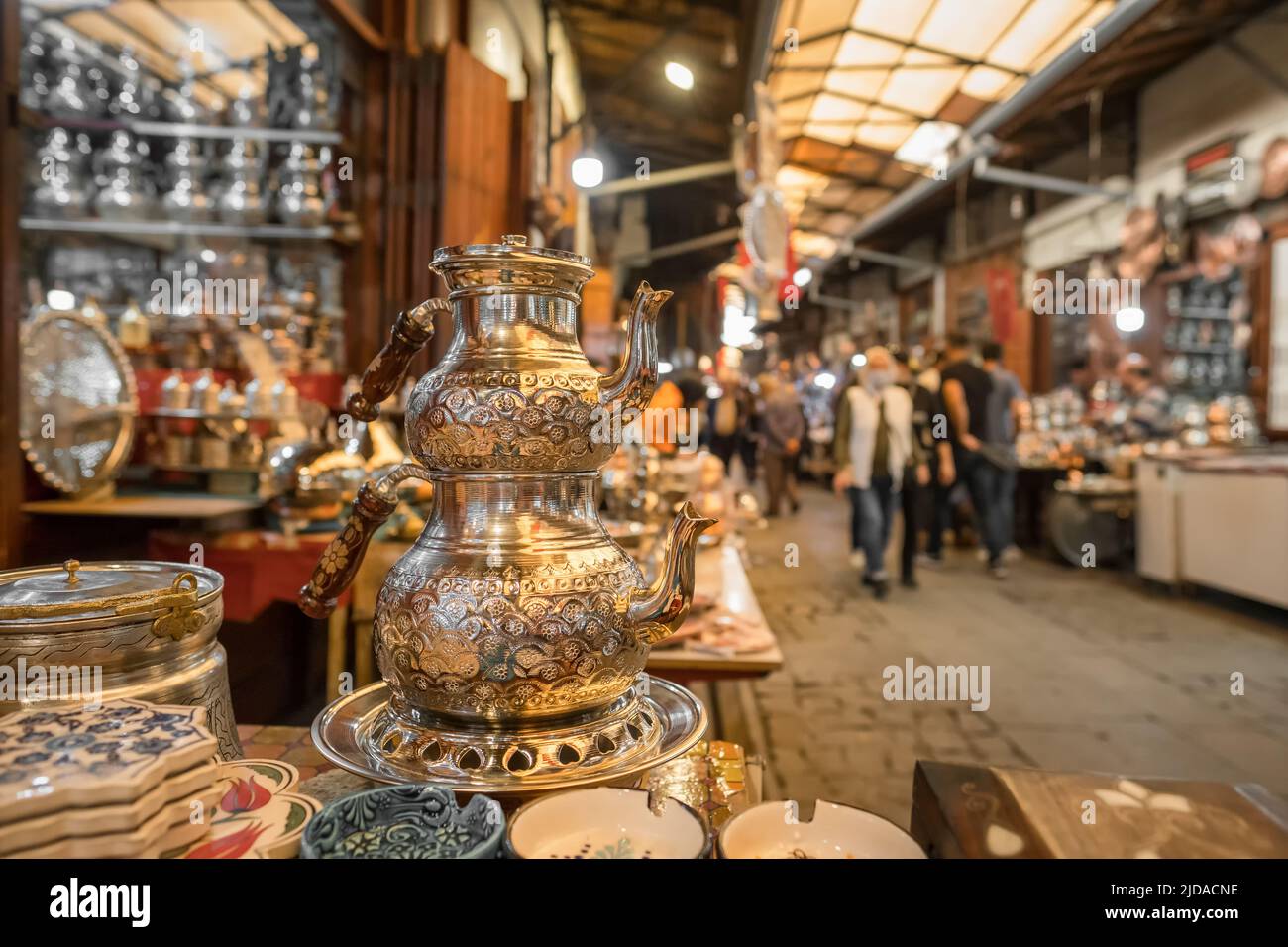 Le bazar de Coppermith, de Gaziantep, Turquie. Banque D'Images