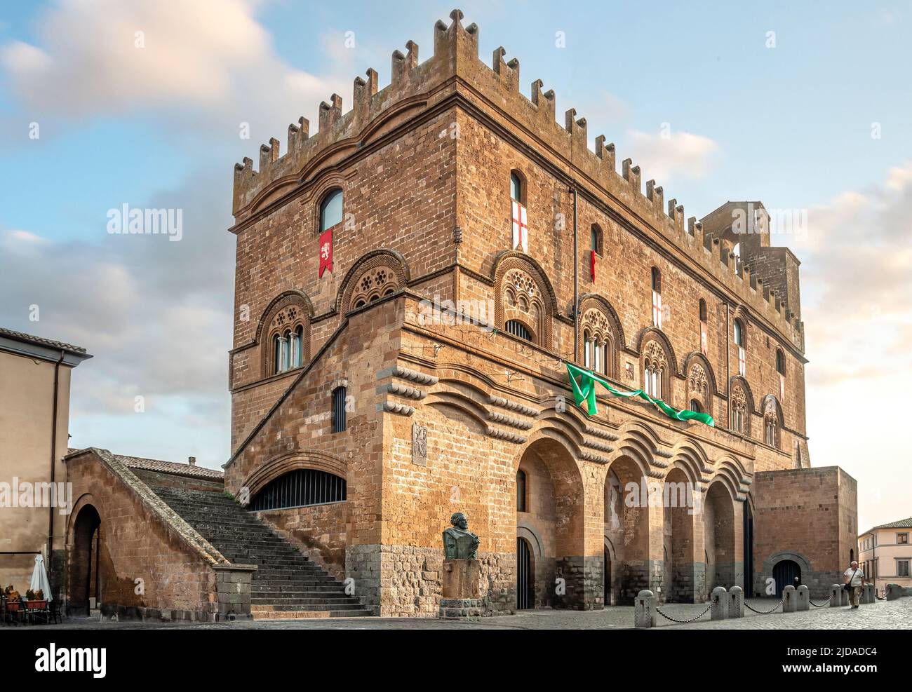Museo Emilio Greco à Piazza del Duomo, Orvieto, Ombrie, Italie Banque D'Images