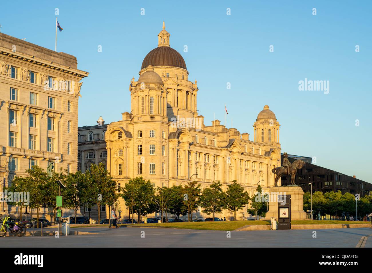 Bâtiment du port de Liverpool, Pier Head, Liverpool, Angleterre, Royaume-Uni Banque D'Images