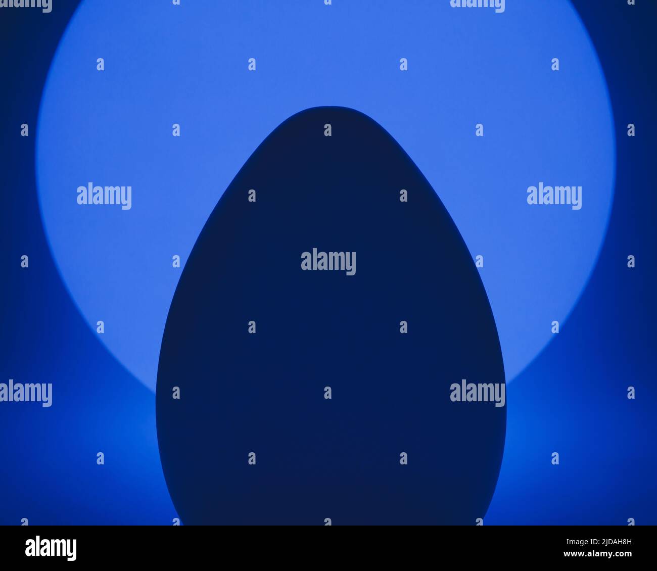 Orbe ovale brillant, orbe sphérique en arrière-plan Banque D'Images