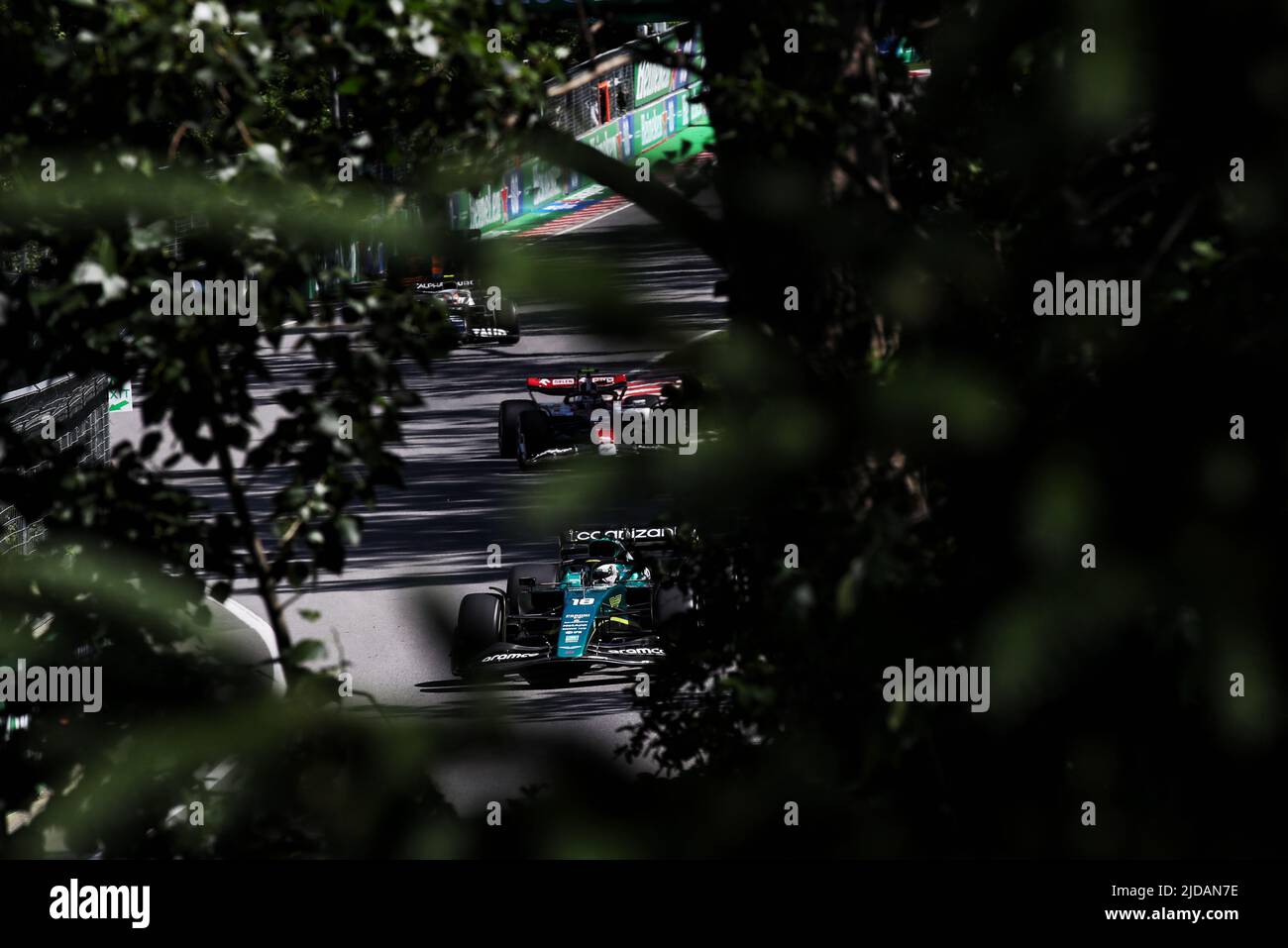 Lance Rill (CDN) Aston Martin F1 équipe AMR22. Grand Prix du Canada, dimanche 19th juin 2022. Montréal, Canada. Banque D'Images