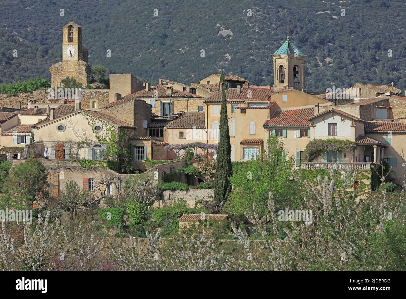 France, Vaucluse Lourmarin, village classé Banque D'Images