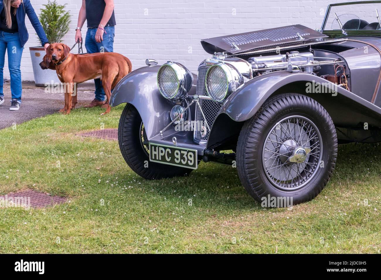 Juin 2022 Bicester Heritage Scramble Classic car Event Banque D'Images