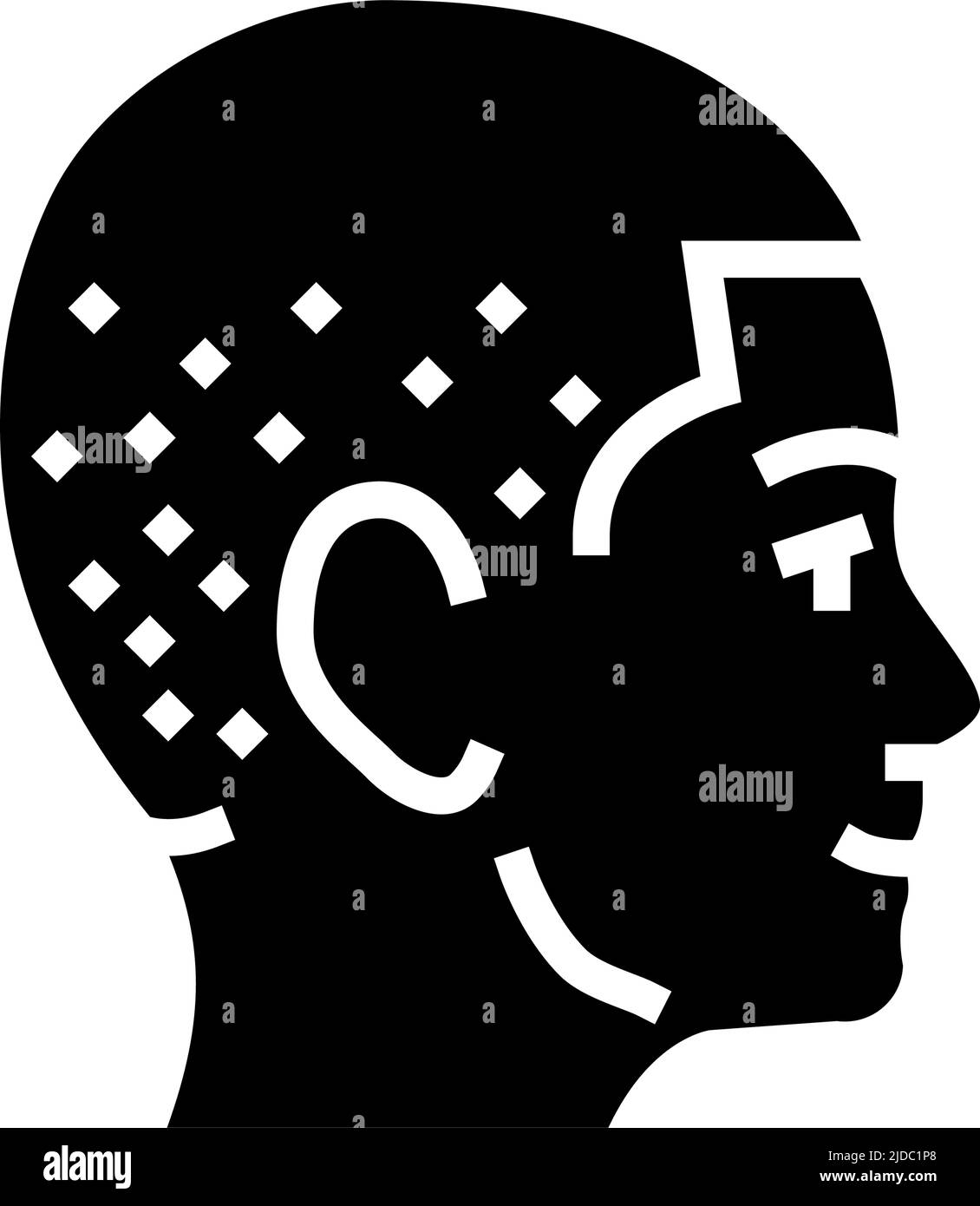 illustration vectorielle d'icône de glyphe de style court Illustration de Vecteur