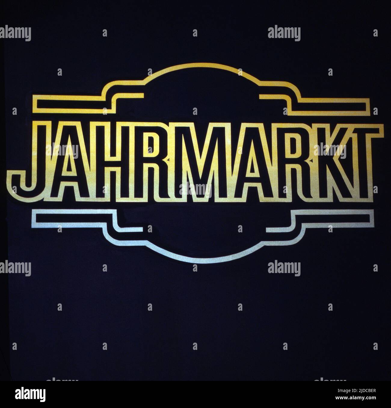 Jahrmarkt, Spielshow, Deutschland 1977, logo der Show Banque D'Images