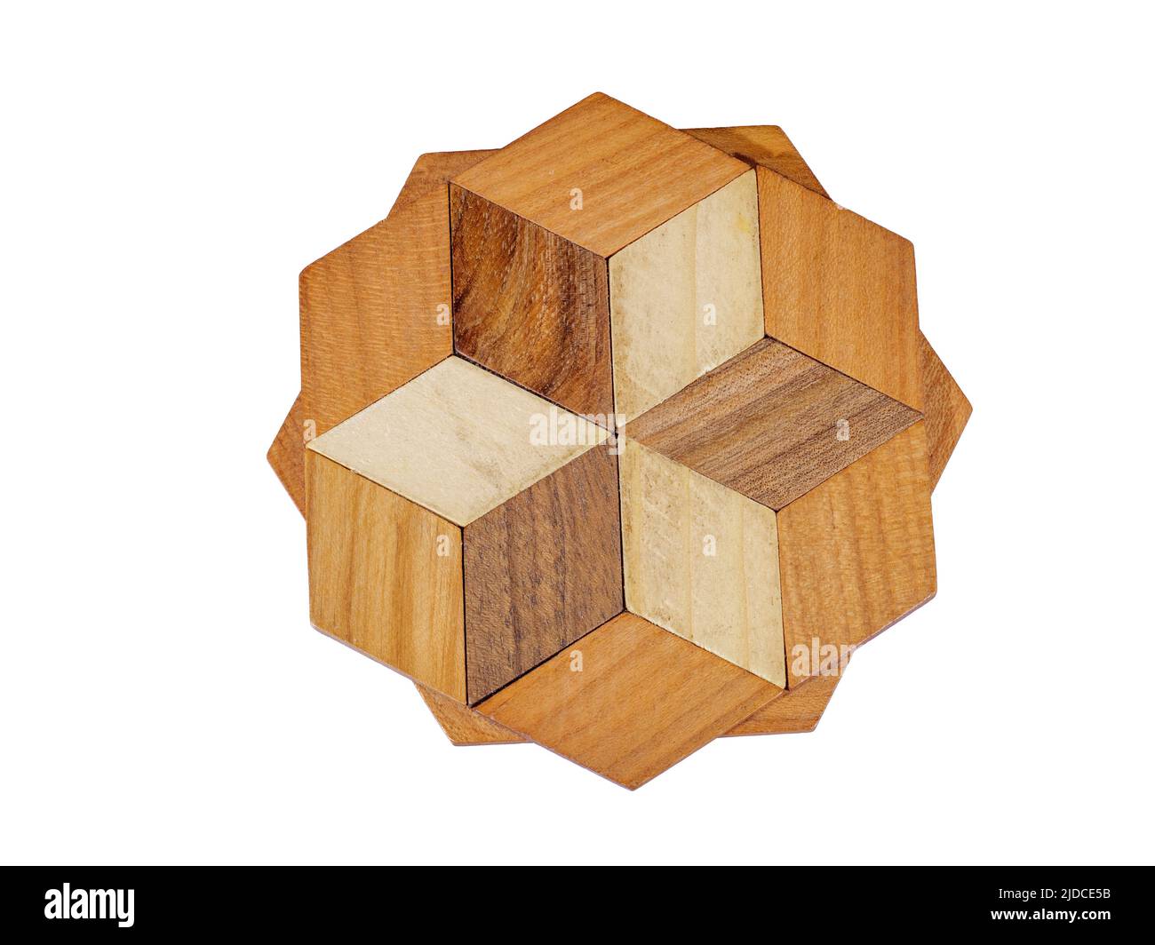 Porte-gobelet en bois isolé sur fond blanc Photo Stock - Alamy