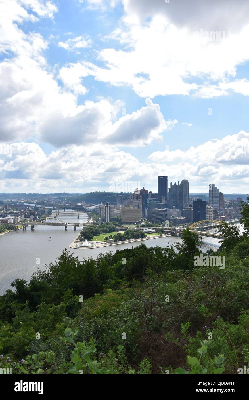 Duquesne incline à Washington Heights, Pittsburgh Banque D'Images