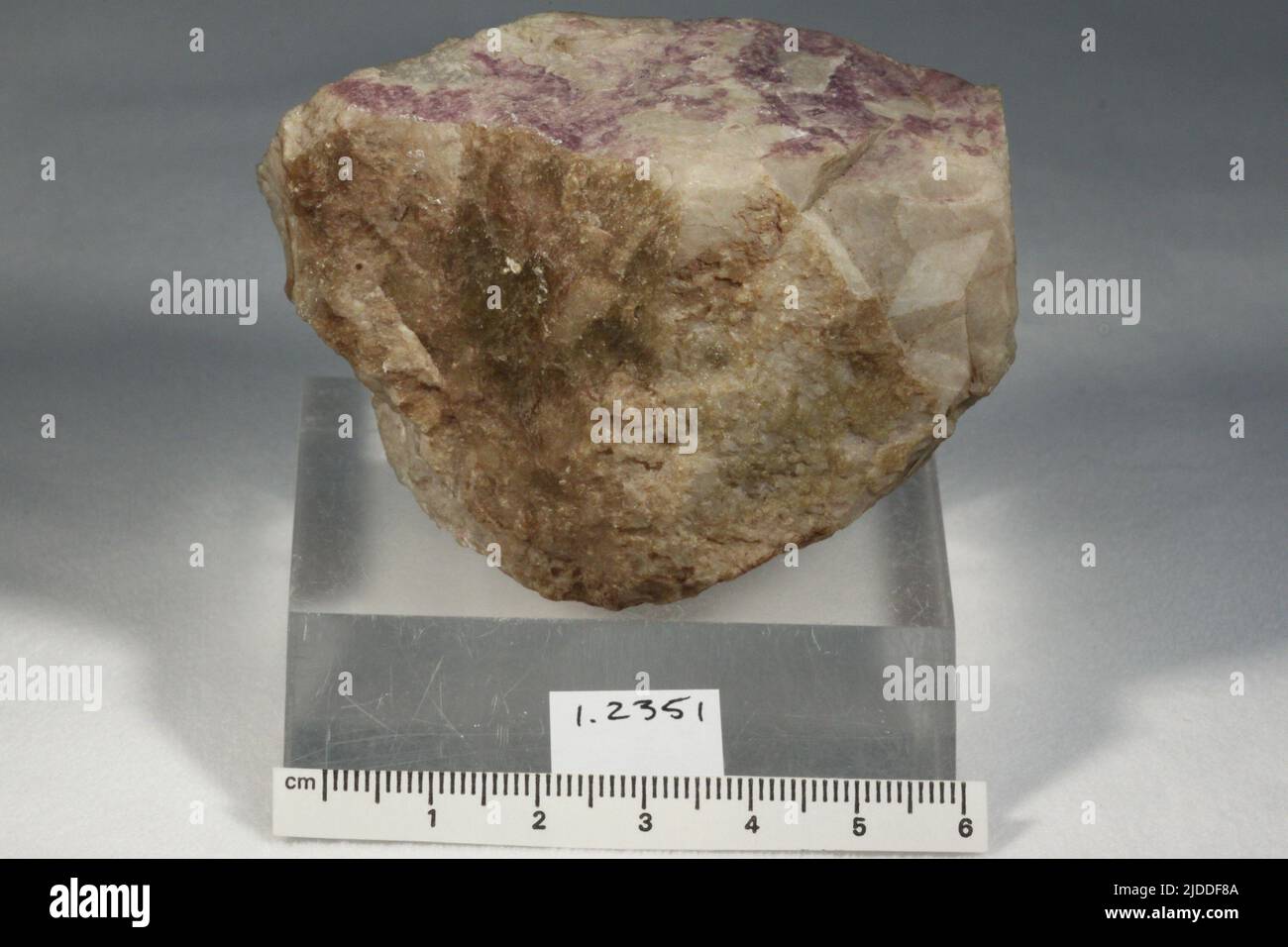 Minéraux Yttrocerite. Europe; Suède; Finbo Banque D'Images