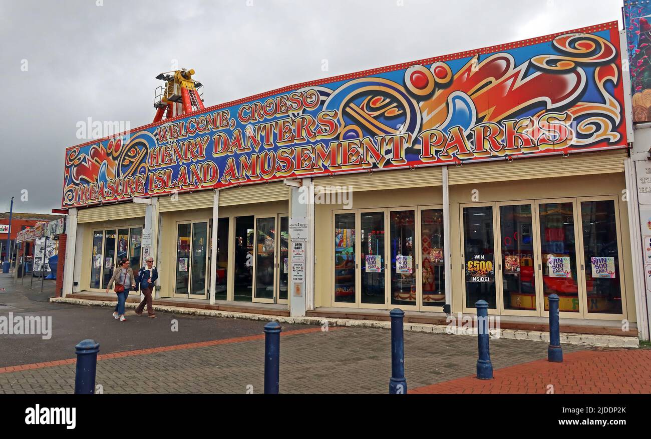 Parcs d'attractions Henry Danters Treasure Island, Friars Rd, Barry Island, Barry, Vale of Glamorgan, PAYS DE GALLES, ROYAUME-UNI, CF62 5TJ Banque D'Images