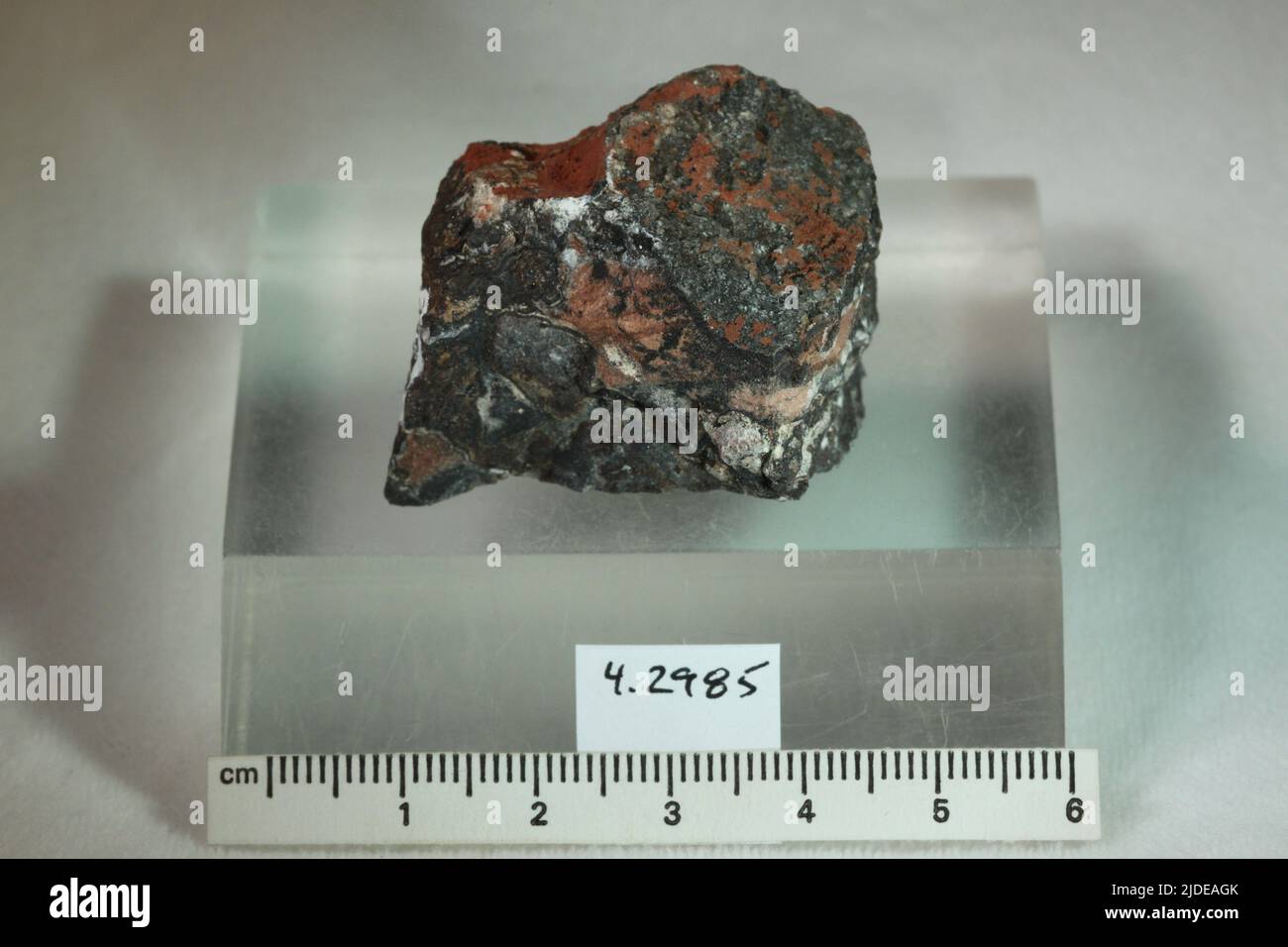 Minéraux pyrosite. Pays de Galles; Cornelly Glam, Ty Coch, Gwaer Coch Mine de manganèse Banque D'Images