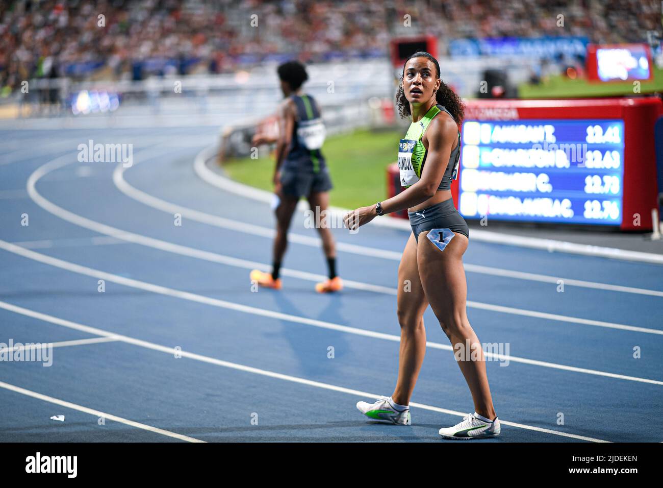 Ditaji Kambundji de Suisse lors de la Wanda Diamond League 2022