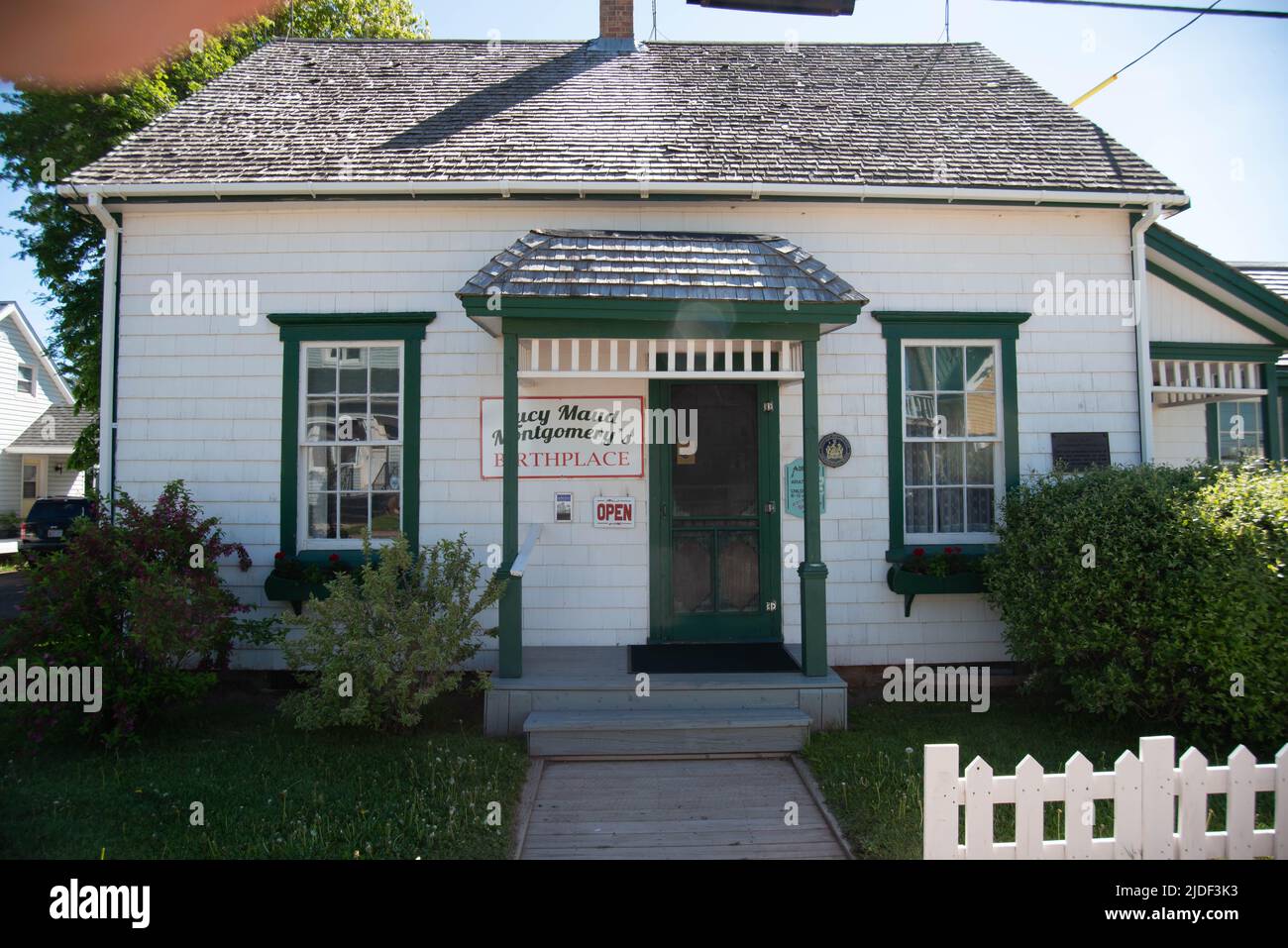 Lucy Maud Montgomery Birthplace Museum sur la rive nord de l'Île-du-Prince-Édouard Banque D'Images