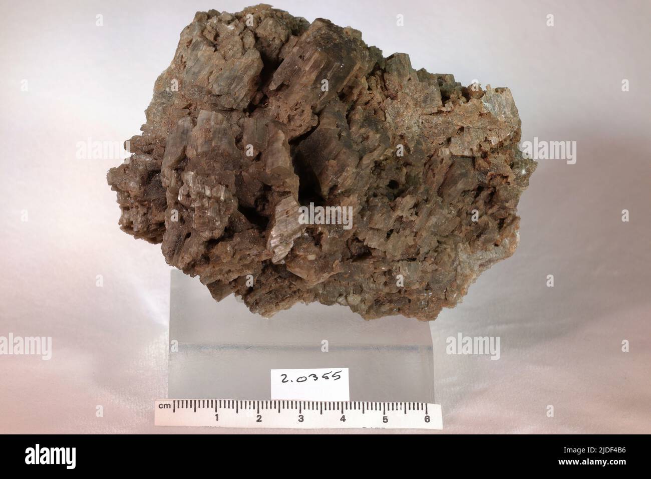 Minéraux de hornblende. Amérique du Nord; États-Unis; New York; comté de Saint Lawrence; Gouverneur Banque D'Images