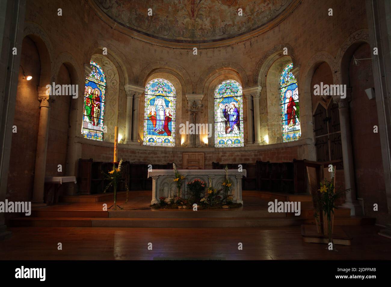 Collégiale Saint-Lazare d'Avallon, Yonne, Bourgogne Banque D'Images