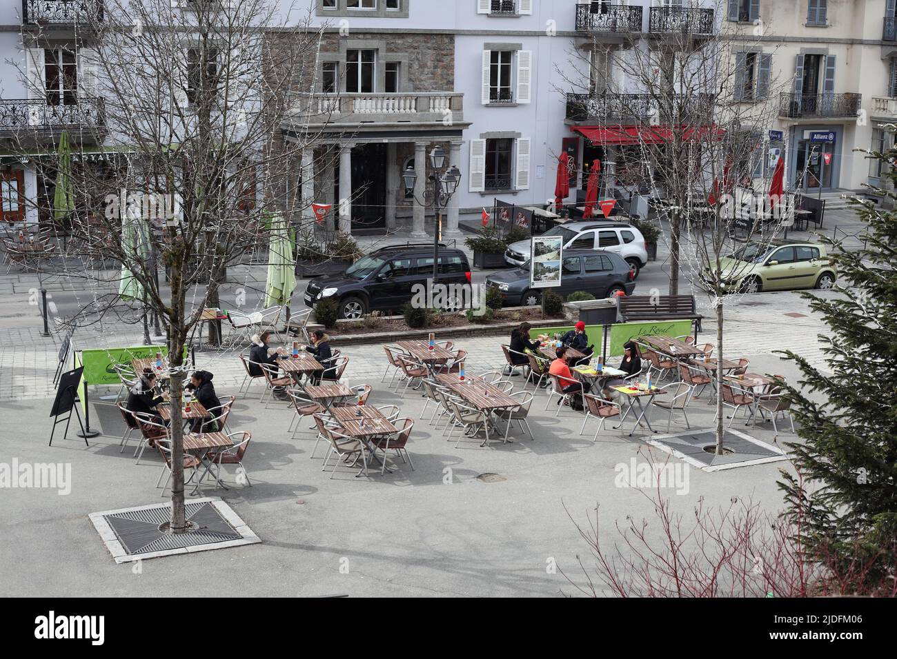 Allure de Saint-Gervais-les-bains Banque D'Images