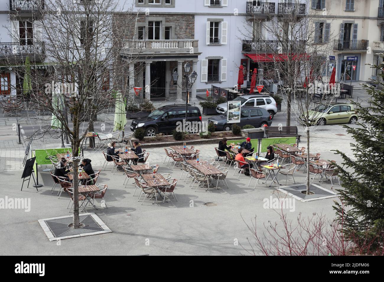 Allure de Saint-Gervais-les-bains Banque D'Images