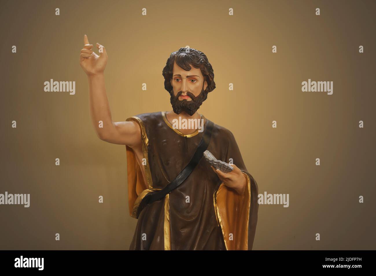 Saint-Jean Baptiste image catholique de l'Église catholique - Saint-Jean Banque D'Images