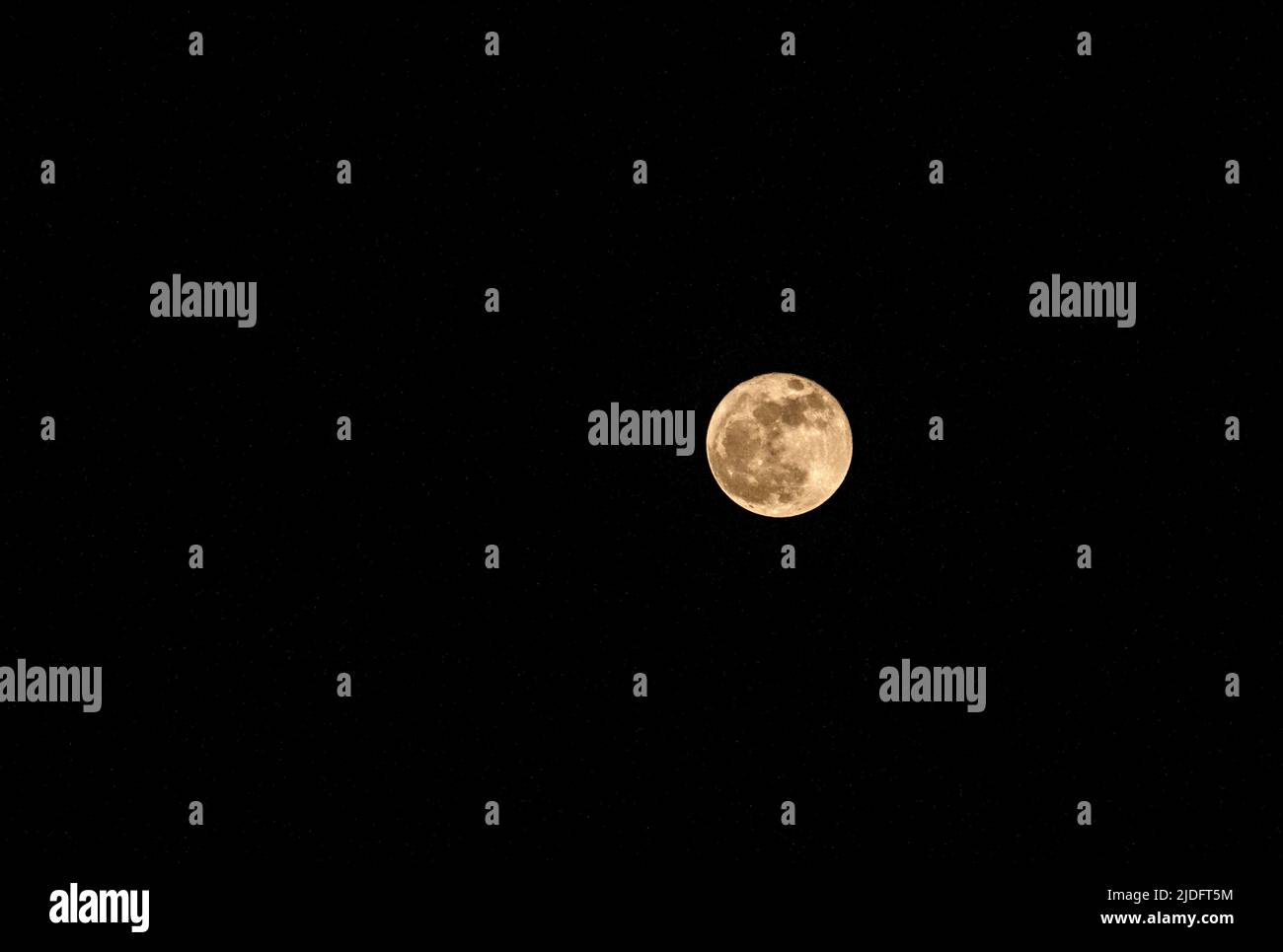 Pleine lune avec espace de copie Banque D'Images