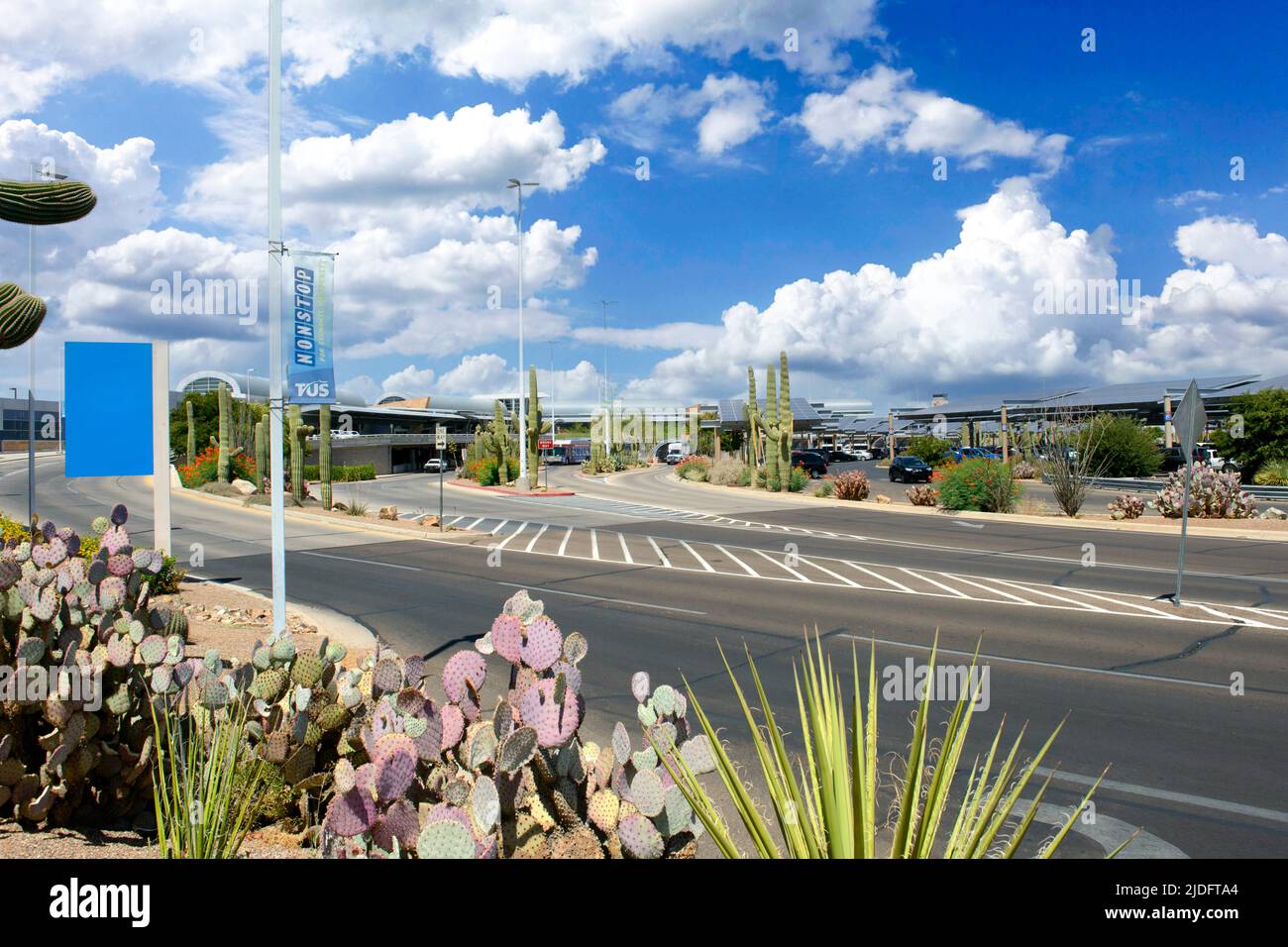 Aéroport international de Tucson, la porte d'entrée de l'Arizona du Sud Banque D'Images