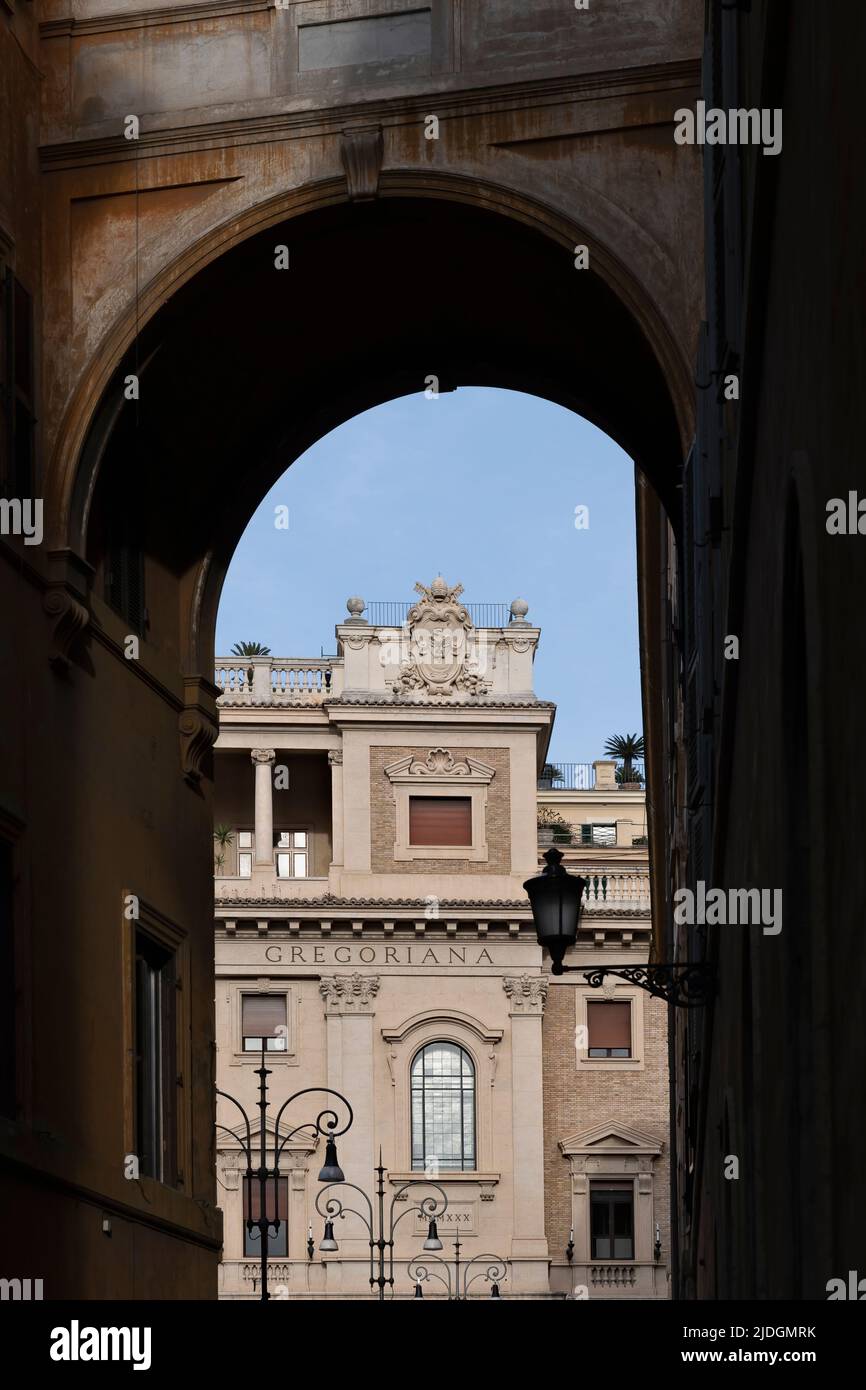 L'Université pontificale grégorienne (Pontificia Università Gregoriana) est une école ecclésiastique d'enseignement supérieur. Rome, Italie. Europe, UE. Banque D'Images