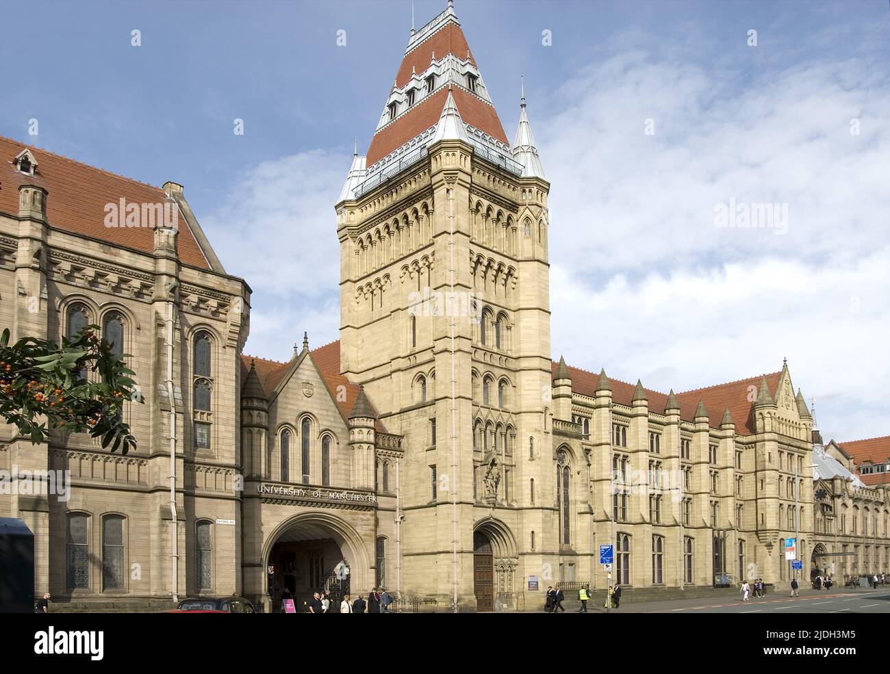 Université de Manchester, Royaume-Uni, Angleterre, Manchester Banque D'Images